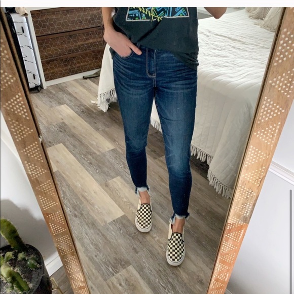 American Eagle Cropped Jeggings size 2L Curvy Fit - Picture 4 of 4